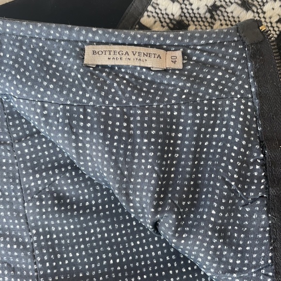 Bottega Veneta Pencil Skirt w Leather Trim Eur 40 - Picture 4 of 4